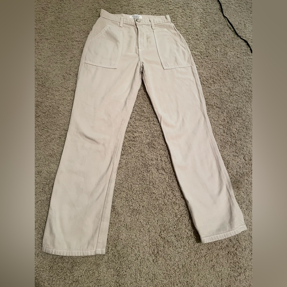 Reformation Light Beige Jeans